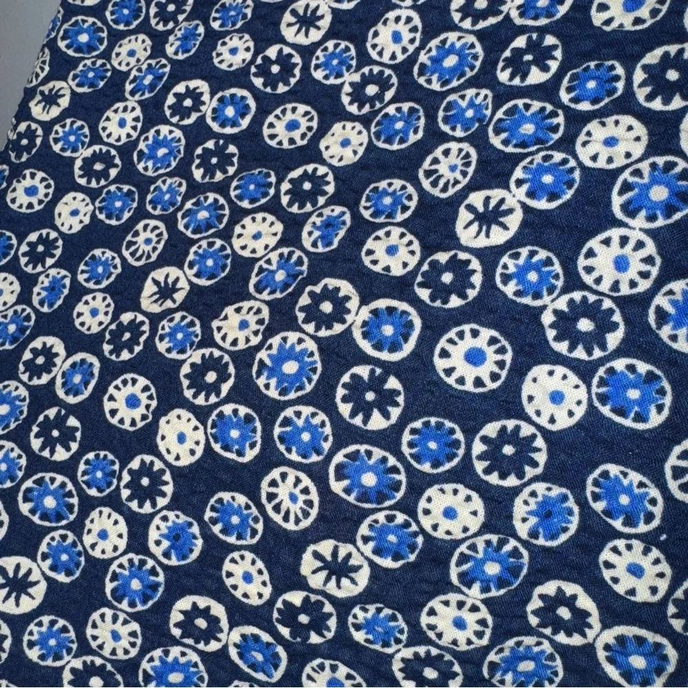 NWT J Crew Medium Classic Fit Seersucker  Short Sleeve Button‎ Down Blue